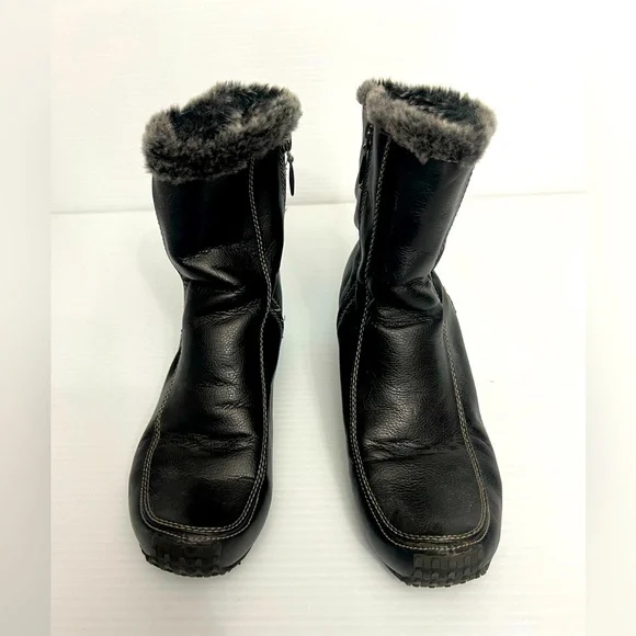 Sporto Women's Water-Resistant Ankle Snow Boots - Faux Leather With Traction Outsole - View #13